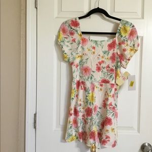 GB Girls FrillSeeker Flower Romper size XL